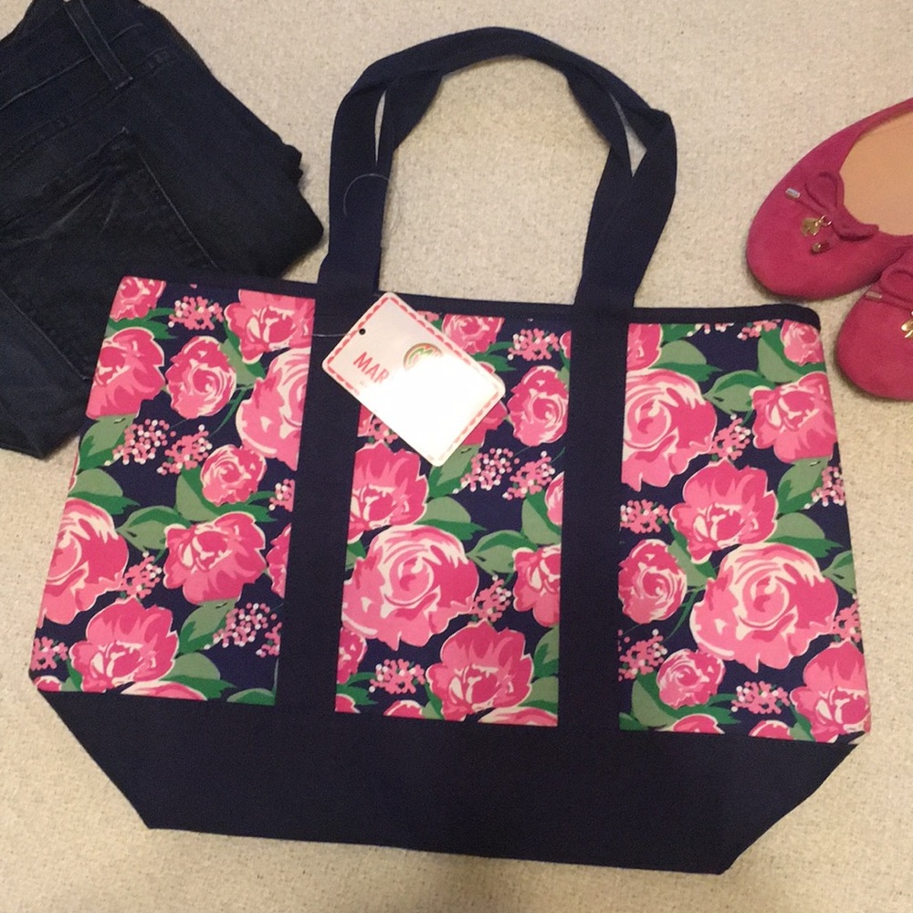 MarleyLilly Floral Tote new